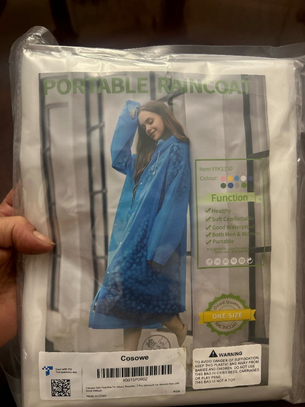 New Portable Raincoat